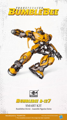 Trumpeter SK06 SK-06 08117 Transformers Bumblebee B-127 B127 Smart Model Kit ( Bumblebee movie Assemble Figurine Series) 9.2cm / 3.6"