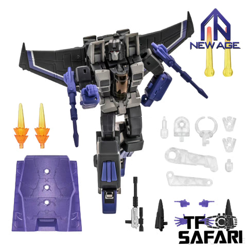 NA NewAge H15C H-15C Samael ( Skywarp ) New Age 4th Anniversary Version 9cm / 3.5"