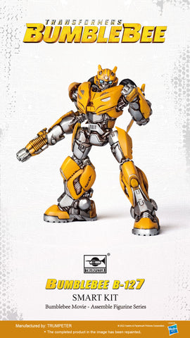 Trumpeter SK06 SK-06 08117 Transformers Bumblebee B-127 B127 Smart Model Kit ( Bumblebee movie Assemble Figurine Series) 9.2cm / 3.6"