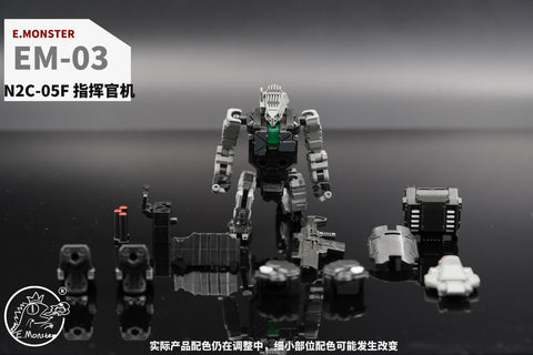 Emonster EM01/EM02/EM03 Power Suit (Diaclone line size) 1:60