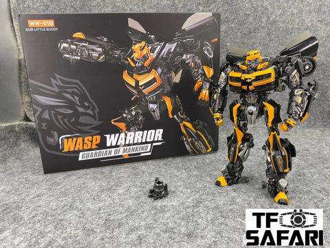 4th party WW-01B WW01B Wasp Bumblebee (1:1 MPM03) Black Version 18CM /7"