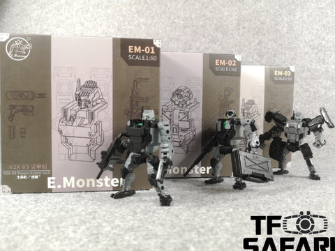 Emonster EM01/EM02/EM03 Power Suit (Diaclone line size) 1:60