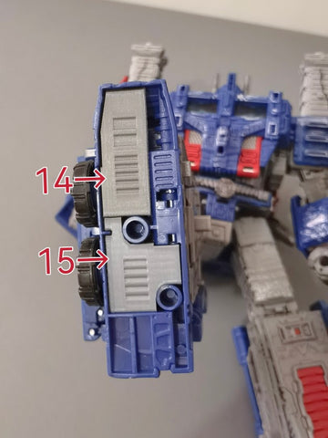 Ratchet Studio ROS-015G ROS015G Gap Filler and Leg Extensions for PF Premium Finish WFC-03 Ultra Magnus Upgrade Kit
