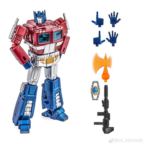 NA NewAge H27M H-27M David (Optimus Prime) Eletroplating Version (No Trailer) New Age 11cm / 4.3"