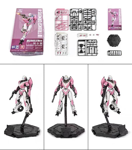 Trumpeter SK04 SK-04 Transformers Arcee Smart Model Kit ( Bumblebee movie ) 9.2cm / 3.6"