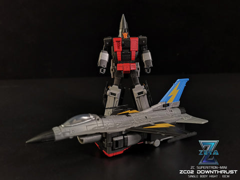 Zeta Toys ZC-01 ZC01 Downthrust (Skydive Aerialbot, Superion) 10cm / 4“