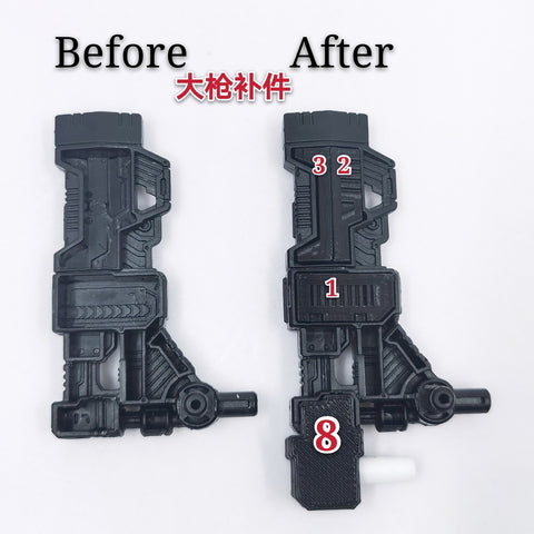 Ratchet Studio ROS-014 Gap Filler and Leg Extensions for WFC Siege Galaxy Convoy Upgrade Kit