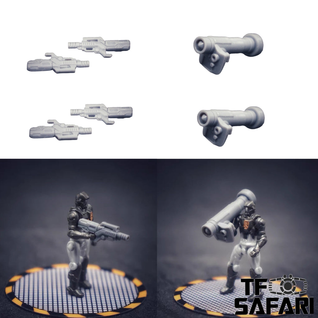 【Make-To-Order】FEITE FTDC-01B FT-01C Weapons (Rifle, Stinger Missile) for Dia-Nauts (Diaclone Personnels ) Diaclone Upgrade Kit