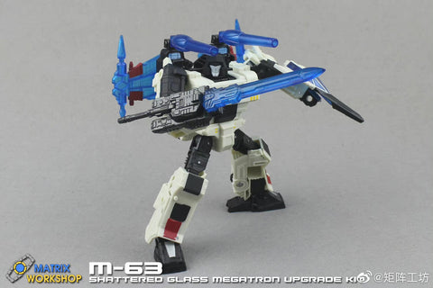 Matrix Workshop M63 M-63 Upgrade Kit for Generations Shattered Glass Collection Megatron  Upgrade Kit