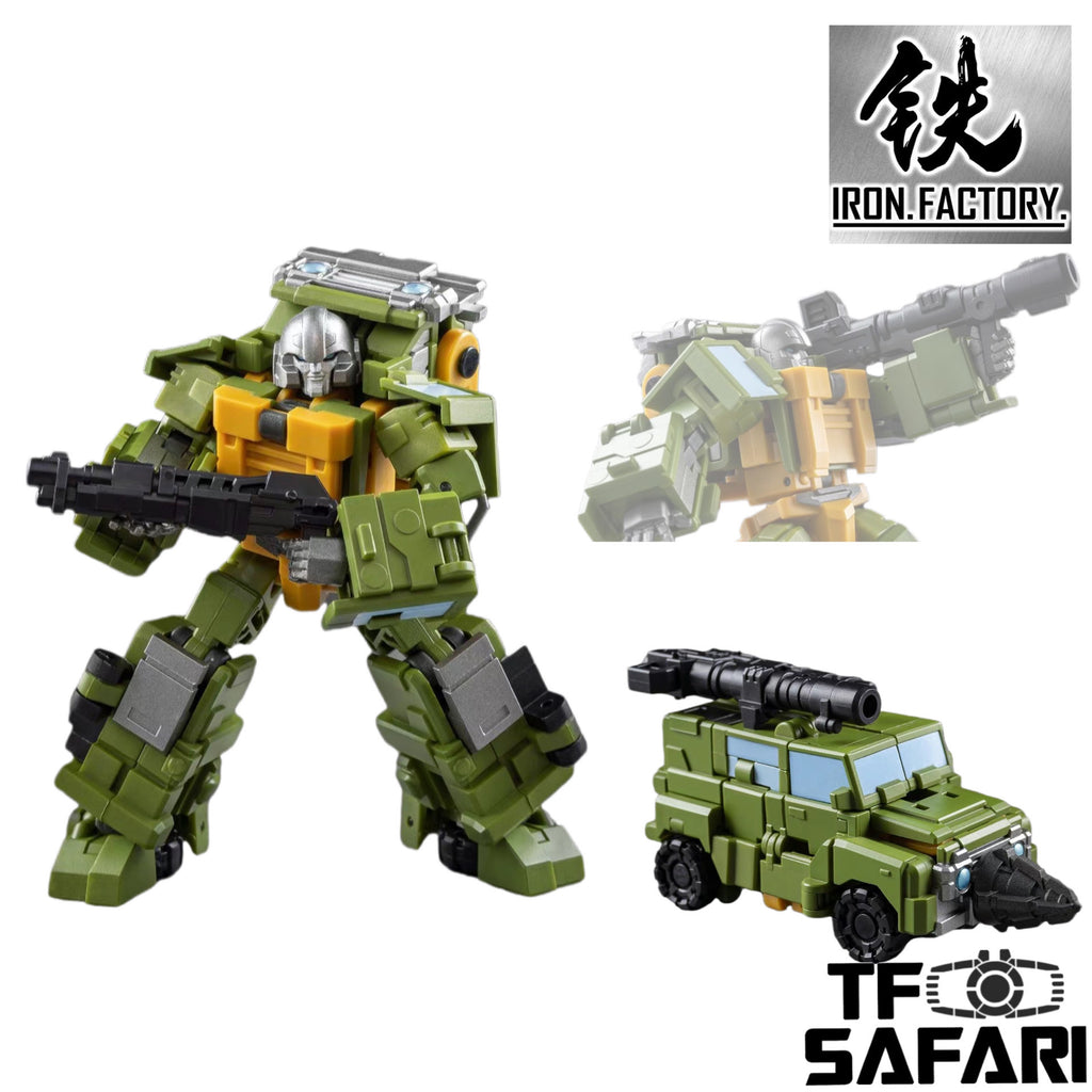 Iron Factory IF EX-64 EX64 Resolute Defender(Brawn)10cm / 4"