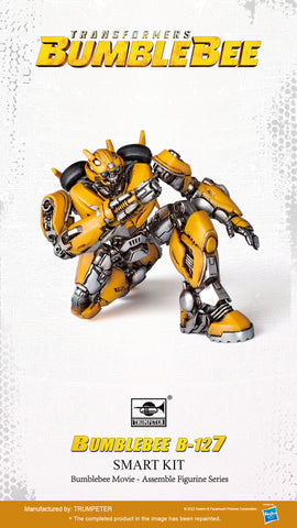 Trumpeter SK06 SK-06 08117 Transformers Bumblebee B-127 B127 Smart Model Kit ( Bumblebee movie Assemble Figurine Series) 9.2cm / 3.6"