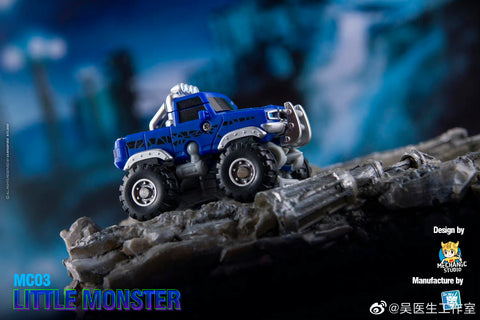 Dr.Wu & Mechanic Studio Movie Collector MC03 MC-03 Little Monster ( Wheelie Legends Class fit to SS series) Dr Wu  8cm / 3.15"