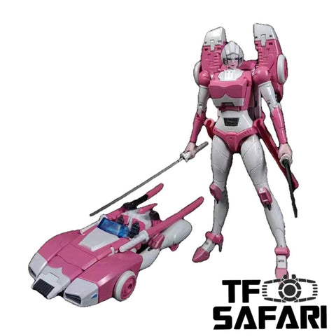 Zeta Toys ZT EX-05 EX05 Arc ( Arcee) Pearl Paint Version 20cm / 8"