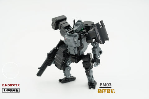 Emonster EM01/EM02/EM03 Power Suit (Diaclone line size) 1:60