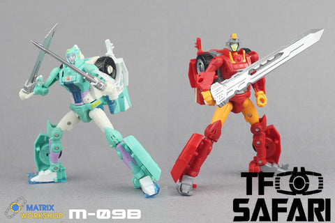 Matrix Workshop M-09B M09B Melee Weapon Set (Sword & Bow) for Female Autobots Combiner Orthia (Elita One, Moonracer, Lancer, Firestar, Greenlight ) Upgrade Kit