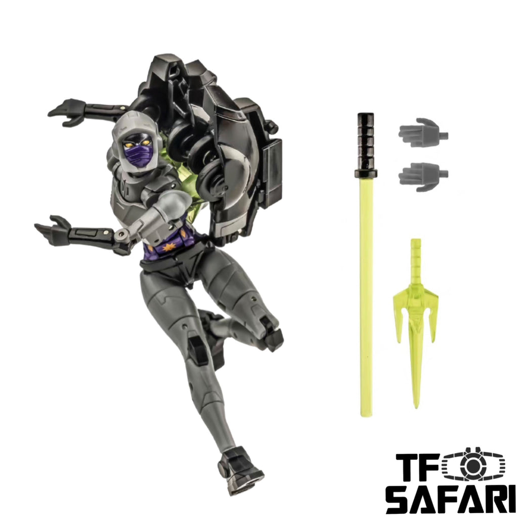 NA NewAge H-48N H48N Ninja Dickey (Nightbird) Arcee Repaint New Age