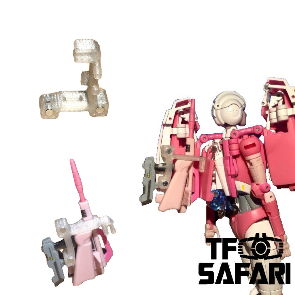 【MTO】SKW-02 weapon rack on back for Fanstoys FT24 FT-24 Rogue (Arcee)