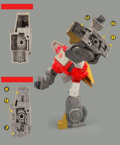 Go Better Studio GX36 GX-36 Gap Fillers for Studio Series 86 SS86 Slag Dinobot Upgrade Kit