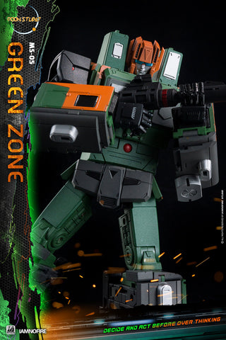 Moon Studio MS-05 MS05 Green Zone, Radiatron (Not G1 Suiken, Raiden ) 21cm / 8.3"