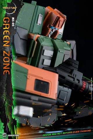 Moon Studio MS-05 MS05 Green Zone, Radiatron (Not G1 Suiken, Raiden ) 21cm / 8.3"