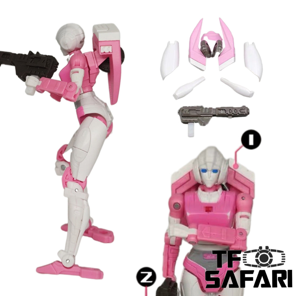 Go Better Studio GX-17 Upgrade Kits for WFC Earthrise Arcee Upgrade Kit