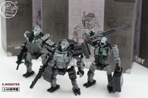 Emonster EM01/EM02/EM03 Power Suit (Diaclone line size) 1:60