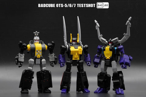 BadCube BC Evil Bug Corps OTS-05 / 06 / 07 Claymore, Hypno, Kickbutt (Shrapnel, Bombshell, Kickback) Collector's Version 14cm / 5.5"