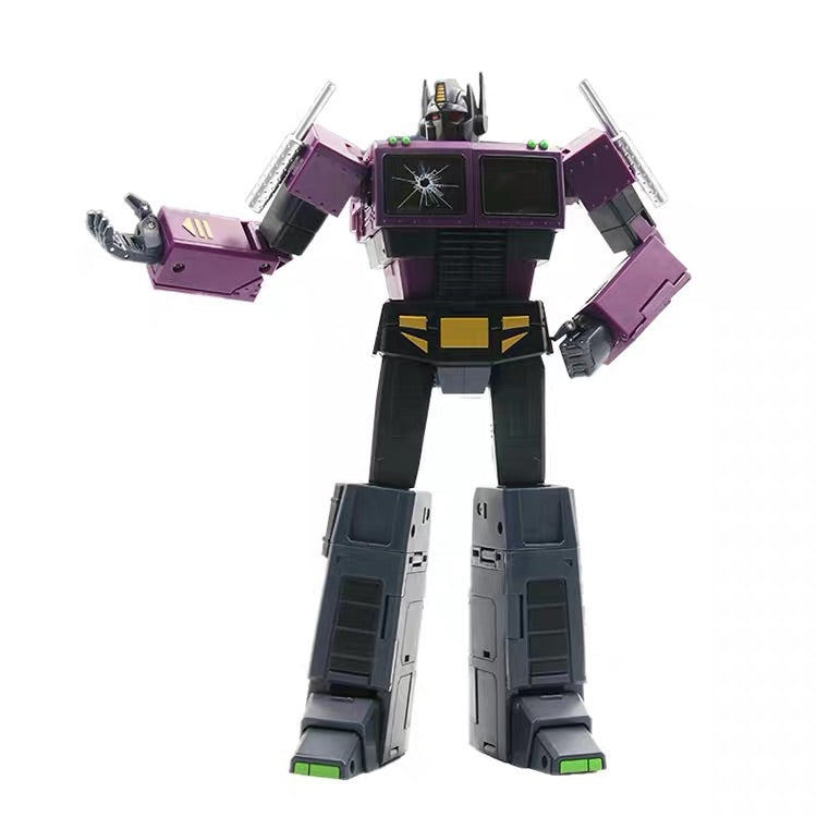 Transform Element TE-01E TE01E Masterpiece Optimus Prime (MP Size, MP-10SG MP10SG ) Shattered Glass SG Version (Purple) 23cm / 9"