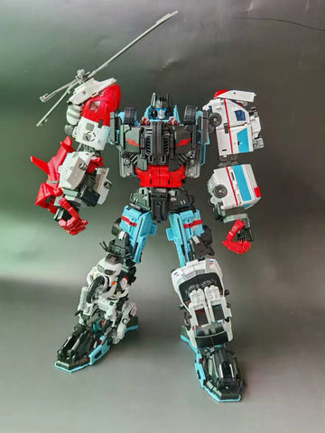 Yes Model Combiner Defensor (Oversized MTCM MTCM-04 Guardia ) Full Set 5 in 1