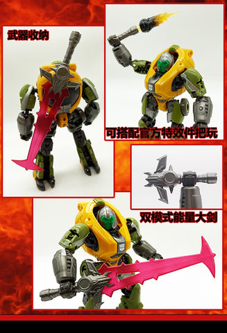 115 Workshop YYW HSTZ-15 Melee Weapon for Studio Series SS80 Bumblebee Brawn Upgrade Kit