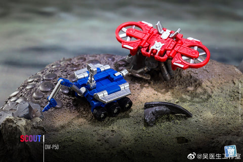 Dr.Wu DW-P50 Scout (2 in 1 Mini-Cassette Warriors) for WFC Siege Soundwave Dr Wu Upgrade Kit