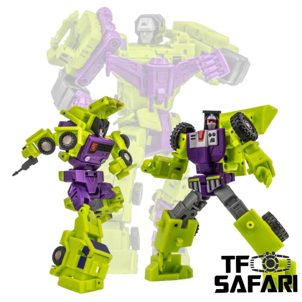 NA NewAge H31 Crocell & H32 Marbas Hephaestus (Mixmaster & Scrapper, Devastator) 2 in 1 set New Age