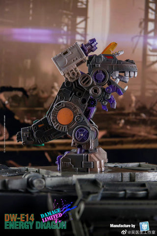 Dr.Wu & Mechanic Studio Extreme Warfare DWE18BD DW-E18BD (DWE14D DW-E14D)  Energy Dragon (Trypticon) Battle Damaged Version Dr Wu