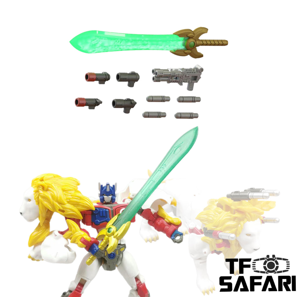 Matrix Workshop M86 M-86 Weapon set for Legacy Evolution Maximal Leo Prime Upgrade Kit