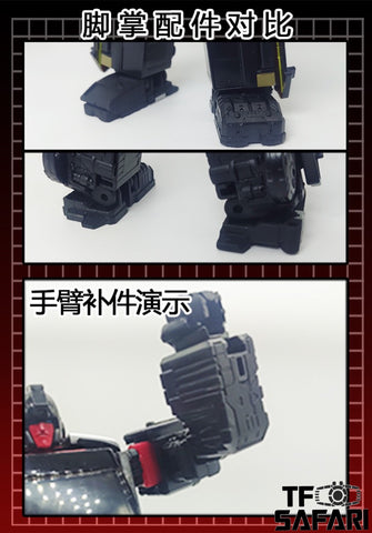 115 Workshop YYW-12AG YYW12AG Upgrade Kit for WFC Generation Selects Legacy DK-2 Guard (Black Ironhide) Upgrade Kit