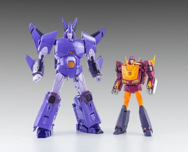 XTransbots MX-III+ MXIII+ MX-3+ MX3+ Eligos (Cyclonus ) Metallic Version  X-transbots 28cm / 11