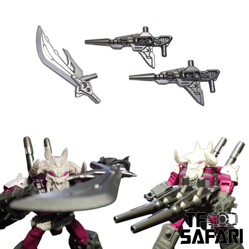 BDT Studio BDT-50 BDT50 Weapon Kit (Laser guns & Blade) for Generations Legacy Skullgrin Upgrade Kit