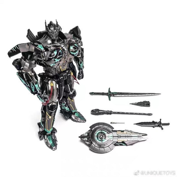 Unique Toys UT R-02B R02B Challenger Optimus Prime Black Version