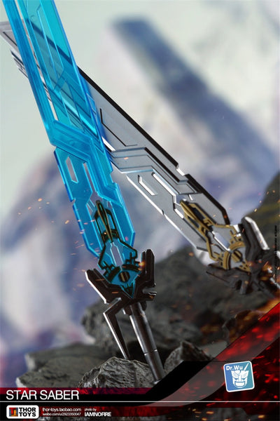 DW-TP08 Star Saber Blue for TFP Optimus Prime Dr Wu