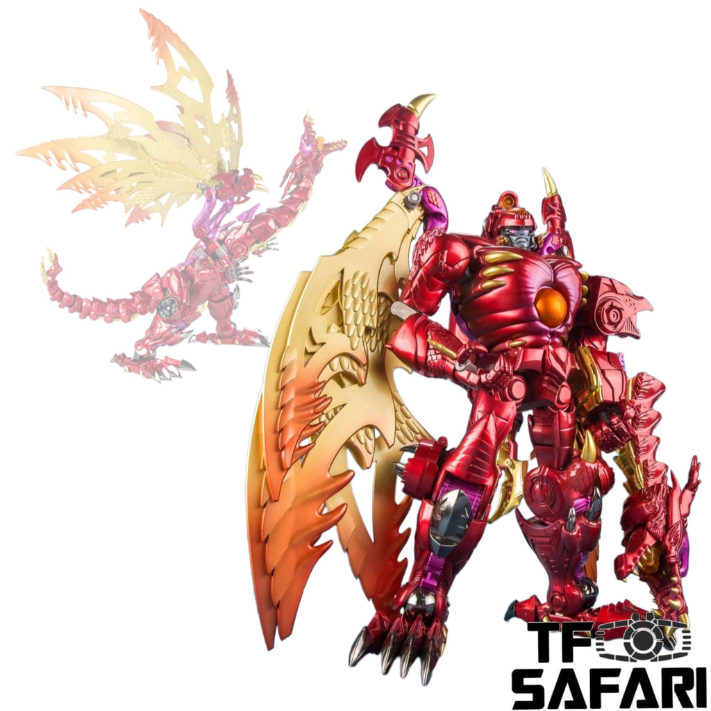 Jiangxing Metalbeast 01 JX-MB01 Winged Dragon (Transmetal 2 Megatron, Red Dragon) 30cm / 12"