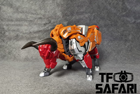 Cang Toys Cang-Toys CT-Chiyou-02 Landbull (Tantrum, Feral Rex) Predaking Combiner 23cm / 9"