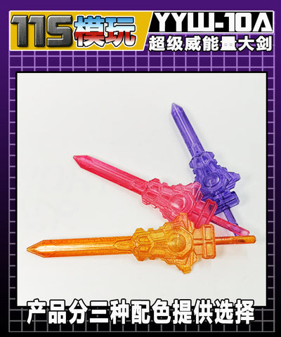 115 Workshop YYW-10B YYW10B Energon Sword for Generation Selects Super Megatron Upgrade Kiti