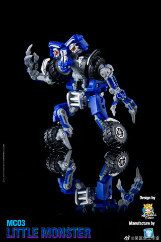 Dr.Wu & Mechanic Studio Movie Collector MC03 MC-03 Little Monster ( Wheelie Legends Class fit to SS series) Dr Wu  8cm / 3.15"