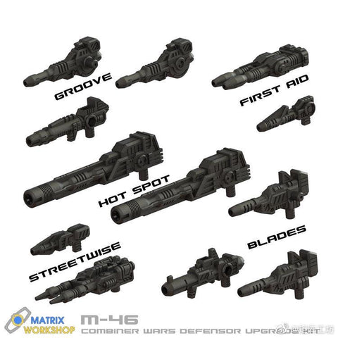 Matrix Workshop M-46 M46 Weapon Set for CW Combiner Wars Defensor Upgrade Kit