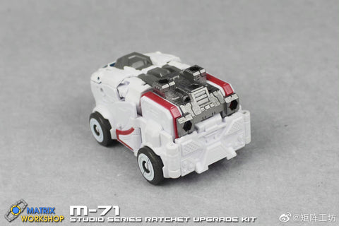 Matrix Workshop M71 M-71 Weapon set & Back Pack for Studio Series 82 SS82 Ratchet (in Bumblebee Movie) Upgrade Kit