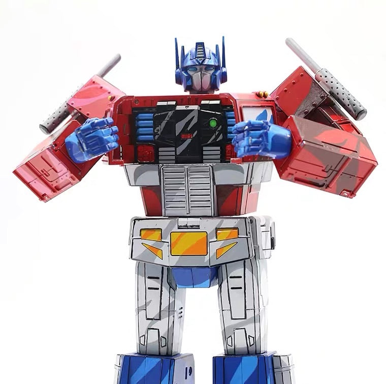 Transform Element TE-01 TE01 Masterpiece Optimus Prime (MP Size, MP10, MP44, 2 head sculpts ) Cell Shaded Version Reissue 23cm / 9"