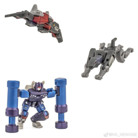 NA NewAge H21 H-21 Scaramanga ( Soundwave ) 4 in 1 pack New Age 9cm / 3.5"
