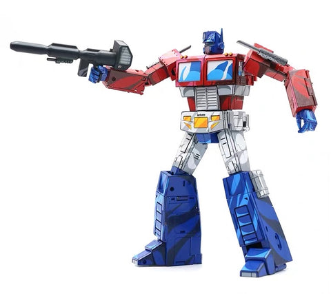Transform Element TE-01 TE01 Masterpiece Optimus Prime (MP Size, MP10, MP44, 2 head sculpts ) Cell Shaded Version Reissue 23cm / 9"
