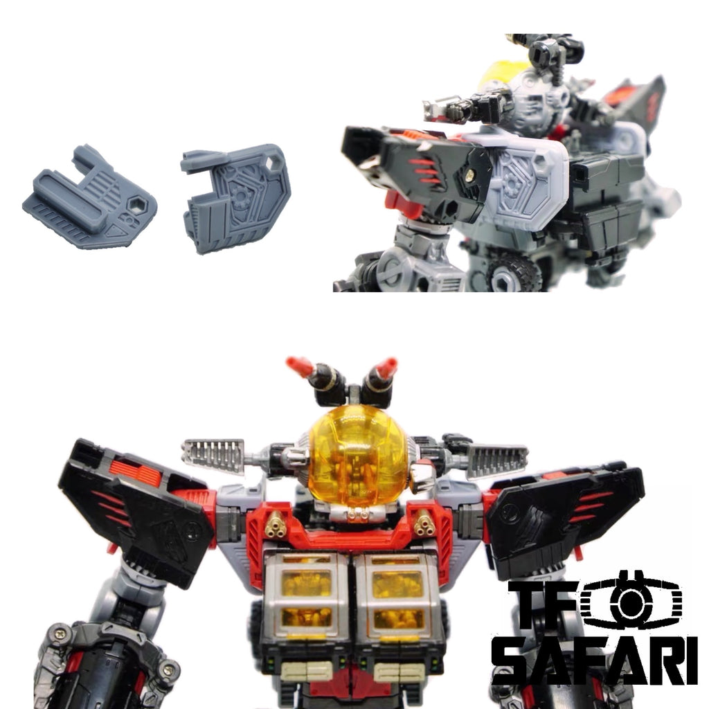 【Make-To-Order】FEITE FTDC-02 Shoulder Upgrade Kits for DA-29 / DA-37 Battle Buffalos Diaclone Upgrade Kit