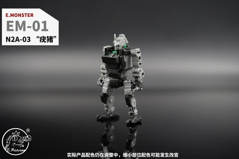Emonster EM01/EM02/EM03 Power Suit (Diaclone line size) 1:60